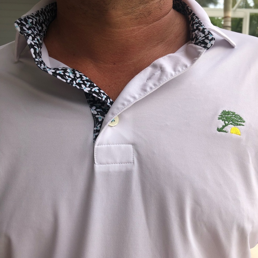 FootJoy men’s golf polo shirt white size medium